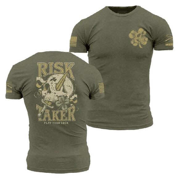 Grunt Style 2024 March Risk Taker Mens Short Sleeve Club T-Shirt - Picture 1 of 6